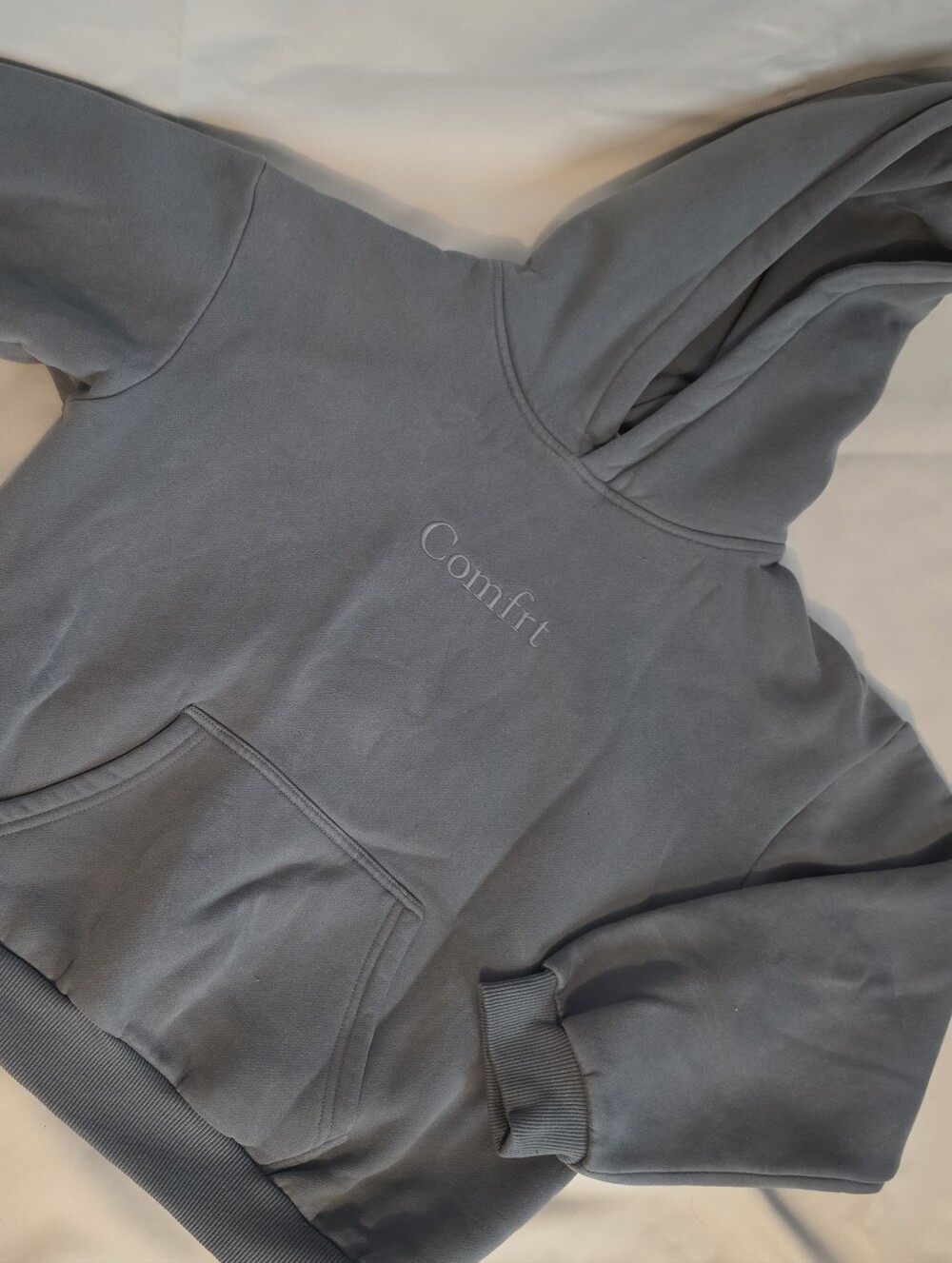 Comfrt Kids Grey Hoodie XL-Sky